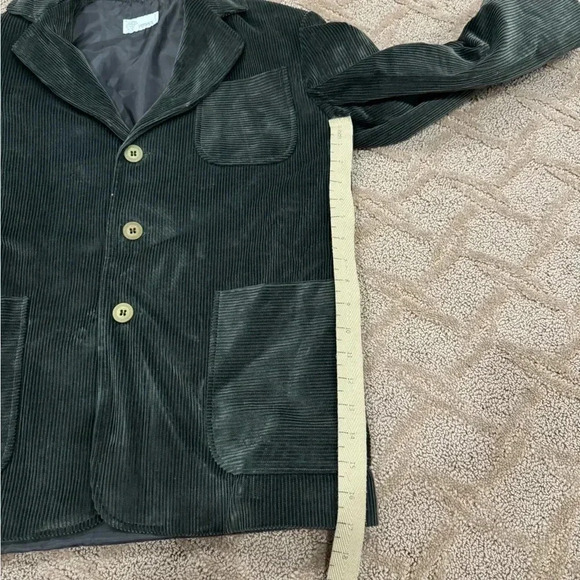 Versace Green Corduroy Sport  Jacket - Picture 9 of 12